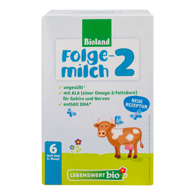 Lebenswert Bioland Cow Milk Baby Formula • Stage 2