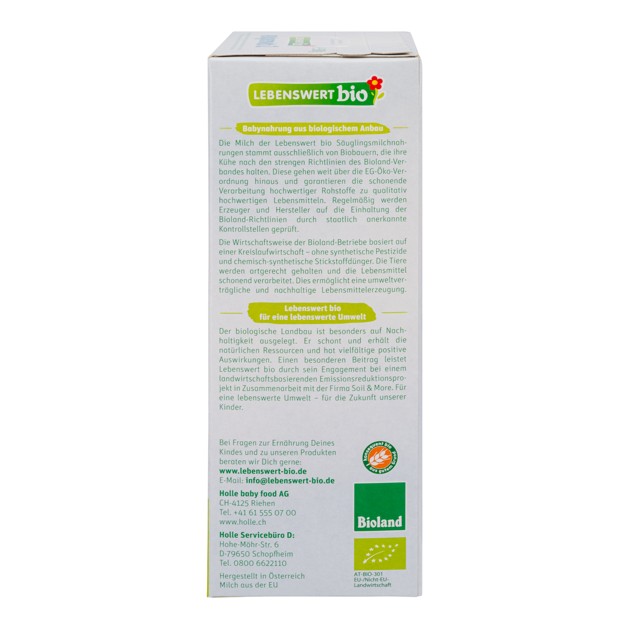 Lebenswert Bioland Cow Milk Baby Formula • Stage 2