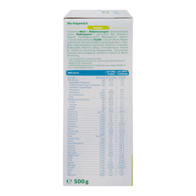 Lebenswert Bioland Cow Milk Baby Formula • Stage 2
