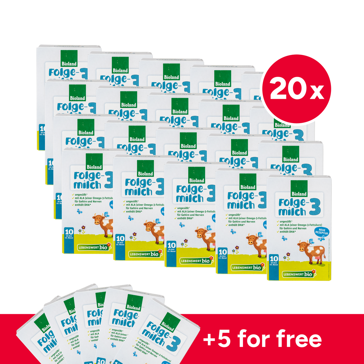 Lebenswert Bioland Cow Milk Baby Formula • Stage 3