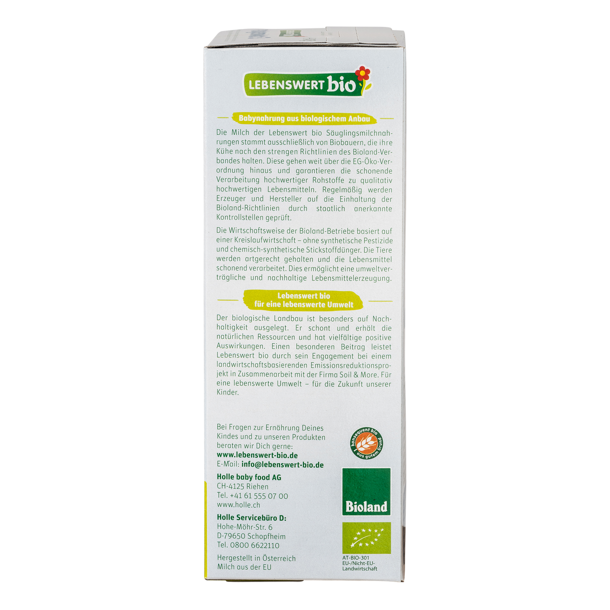 Lebenswert Bioland Cow Milk Baby Formula • Stage 3