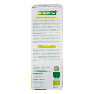 Lebenswert Bioland Cow Milk Baby Formula • Stage 3