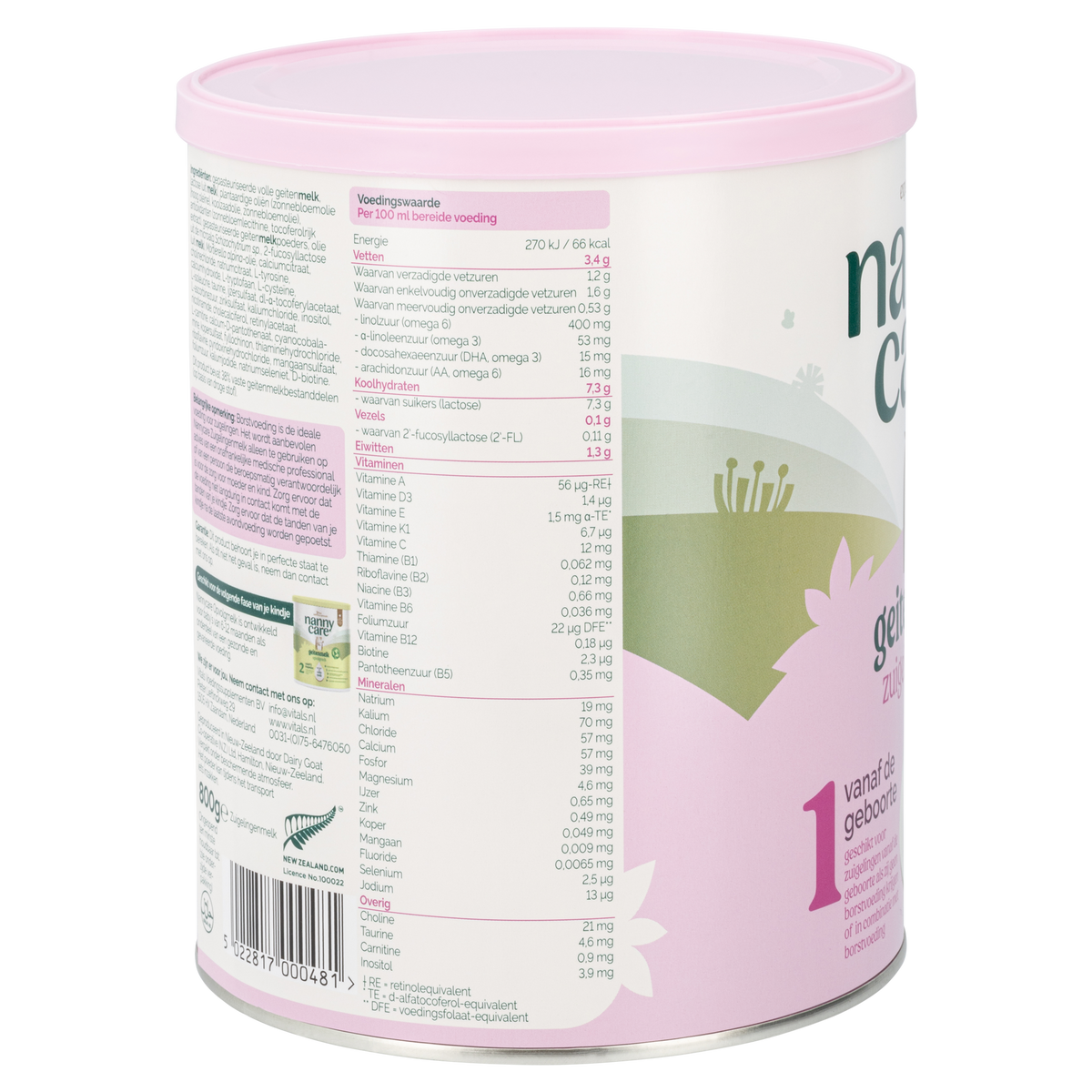 Nannycare Goat Milk Baby Formula • Stage 1