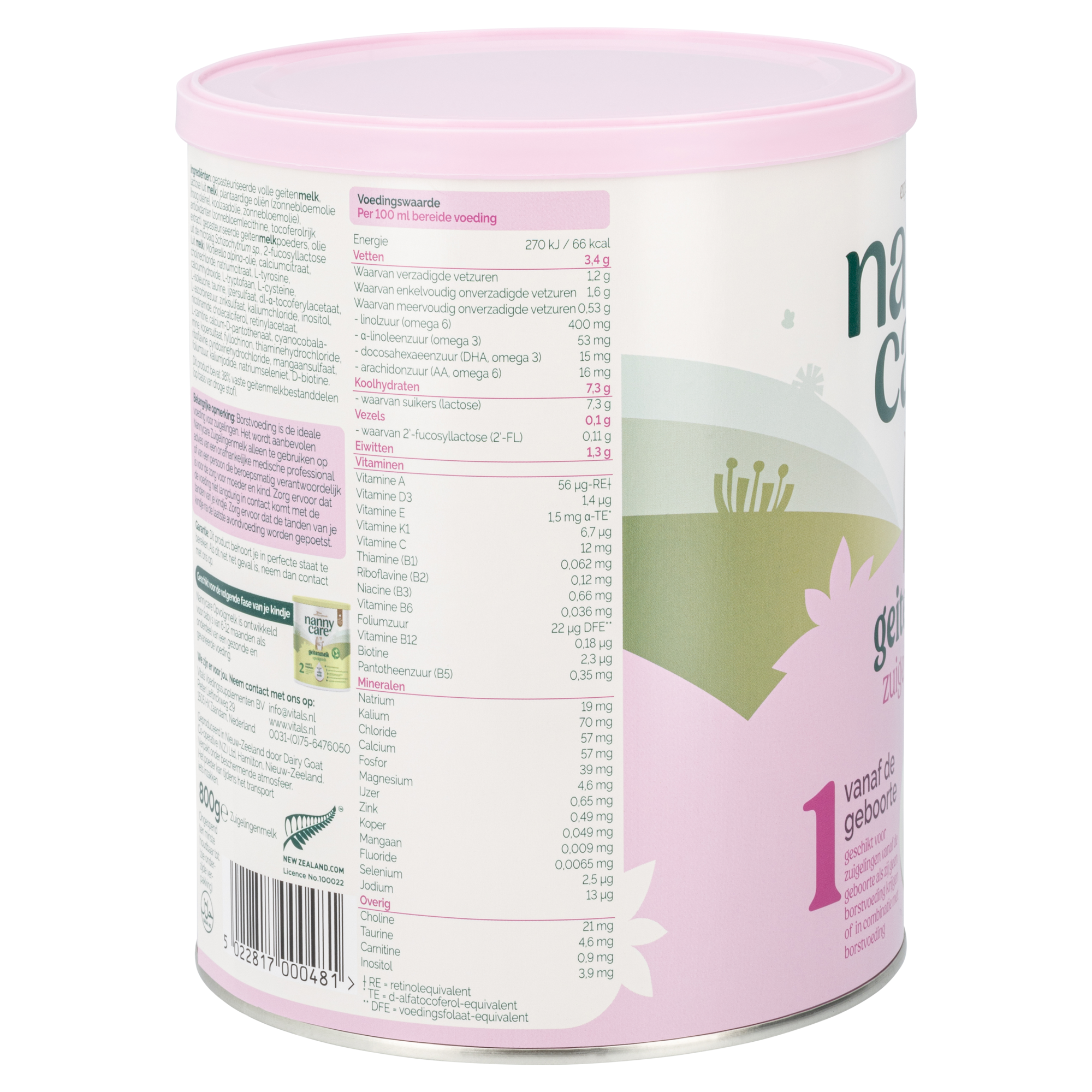 Nannycare Goat Milk Baby Formula • Stage 1